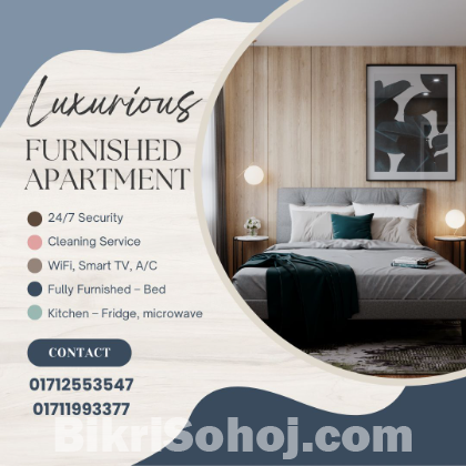 Furnished 1-Bedroom Apartment Rent in Bashundhara R/A,Dhaka